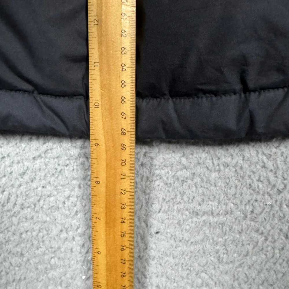 Athleta Girl Black Snow Day Down Jacket Hooded Puffer Fleece Lined Kids M 8-10